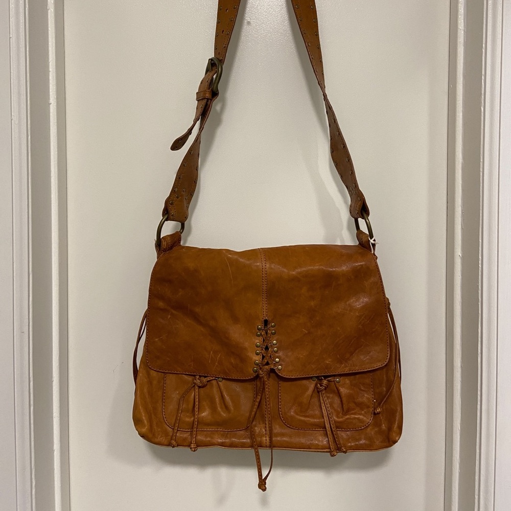 Kooba leather satchel bag